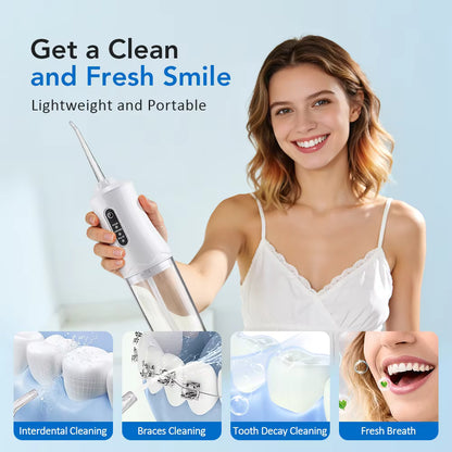 Portable 3-Mode Electric Water Flosser & Oral Irrigator