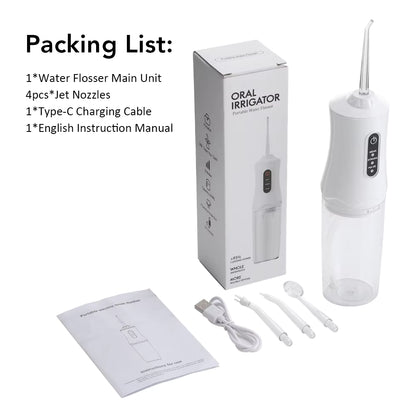 Portable 3-Mode Electric Water Flosser & Oral Irrigator