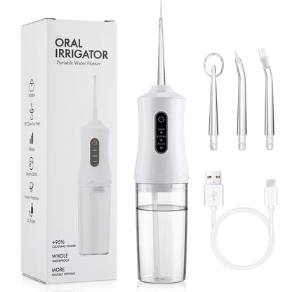 Portable 3-Mode Electric Water Flosser & Oral Irrigator